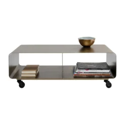 Tv-meubel op wielen brons - Kare Design Lounge M