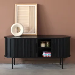 TV meubel zwart 120 cm - Bodio Sway