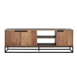 Tv-meubel zwart teak - DTP Home Cosmo