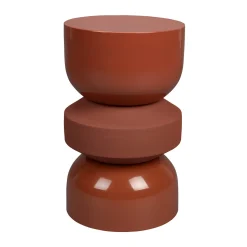 Two-tone bijzettafel van metaal - Dutchbone Apollo