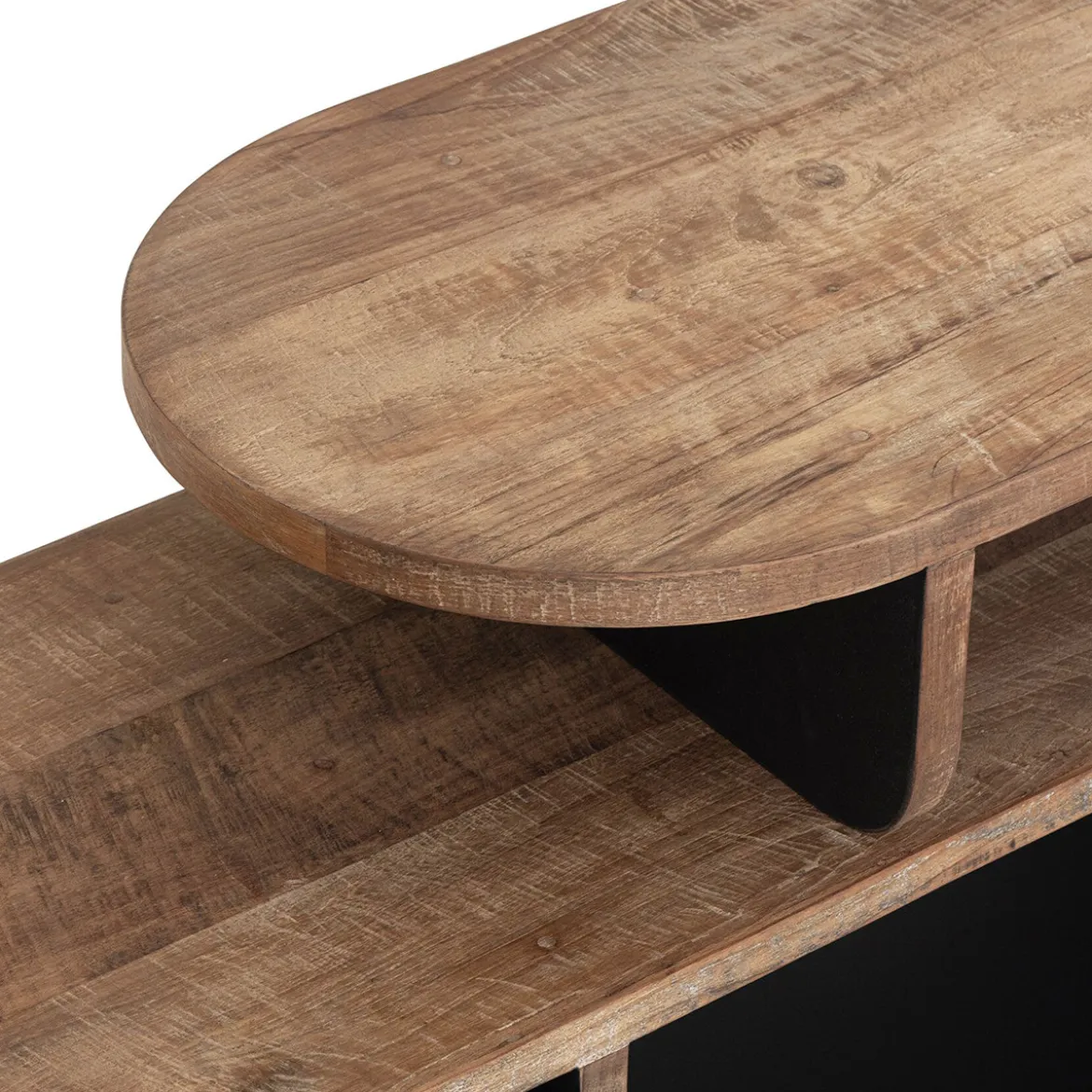 Uitschuifbaar hout TV-meubel - DTP Home Evo