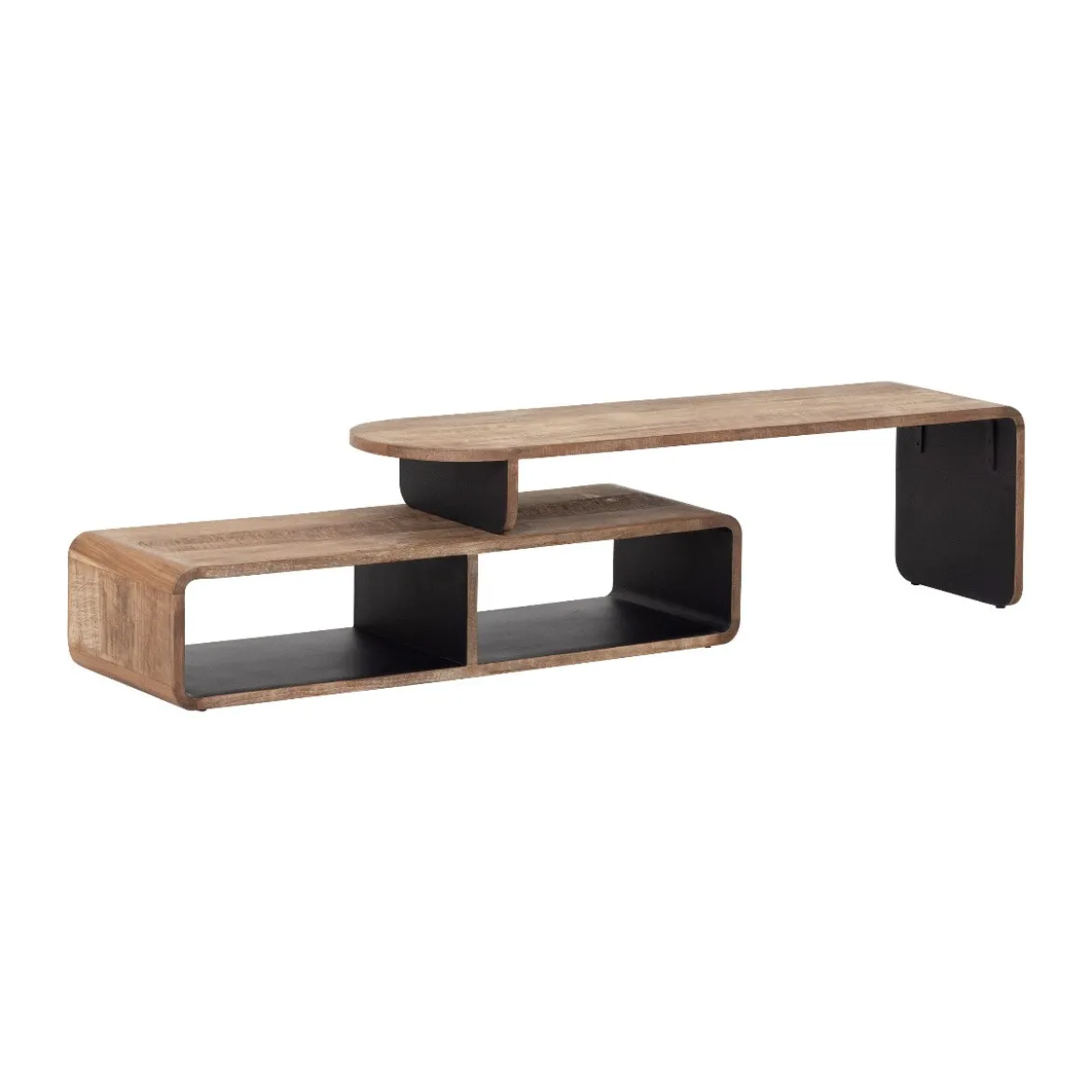 Uitschuifbaar hout TV-meubel - DTP Home Evo