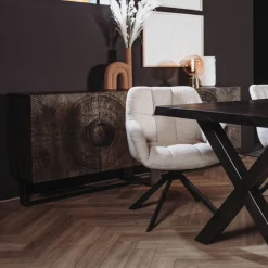 Uniek dressoir mangohout - Tower Living Padua