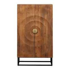 Unieke kast met houtsnijwerk deuren - Kare Design Madeira Bright