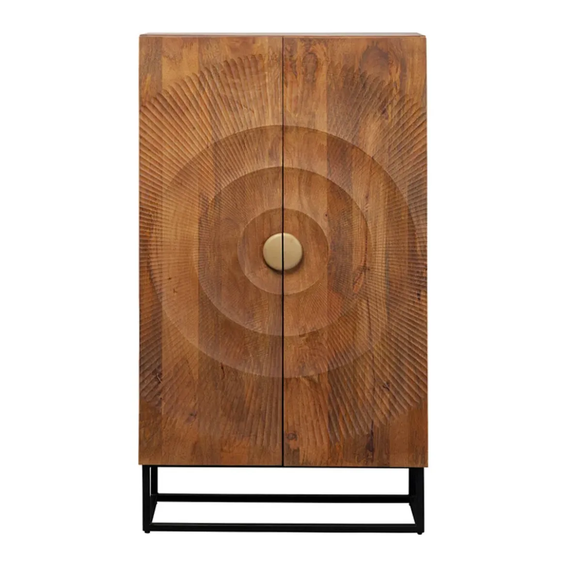 Unieke kast met houtsnijwerk deuren - Kare Design Madeira Bright