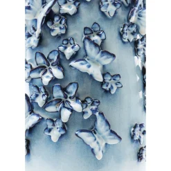 Vaas Delfts blauw met vlinders - Kare Design Butterflies