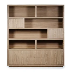 Vakkenkast lichtbruin eiken 200 cm - Eleonora Helsinki