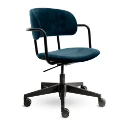 Velvet bureaustoel - Lavis Romi