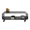 Verrijdbaar tv-meubel donkergrijs - Kare Design Lounge M