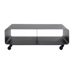 Verrijdbaar tv-meubel donkergrijs - Kare Design Lounge M