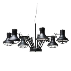 Verstelbare hanglamp zwart - Kare Design Spider Multi