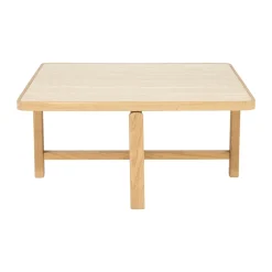 Vierkante salontafel travertin - Eleonora Vidar