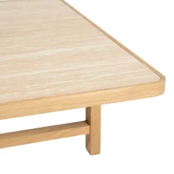 Vierkante salontafel travertin - Eleonora Vidar