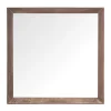 Vierkante spiegel teakhout 80 cm - DTP Home Metropole