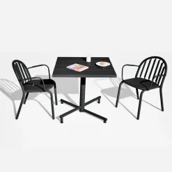 Vierkante tuintafel aluminium - Fatboy Freds Square Bistreau