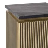 Vierkante zuil goud met ribbels - Richmond Interiors Ironville
