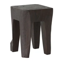 Vierkant krukje teak hout - Must Living Vito