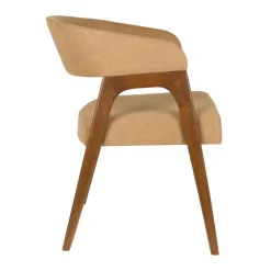 Vintage eetkamerstoel walnoot - Dutchbone Adamello
