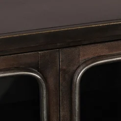 Vintage metalen kastje - Dutchbone Denza