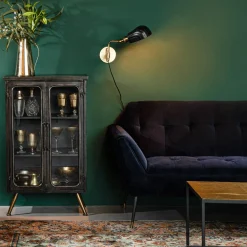 Vintage metalen kastje - Dutchbone Denza