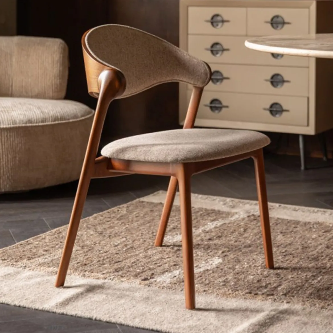 Vintage stoel - Dutchbone Babington