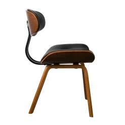 Vintage stoel leer - Dutchbone Blackwood