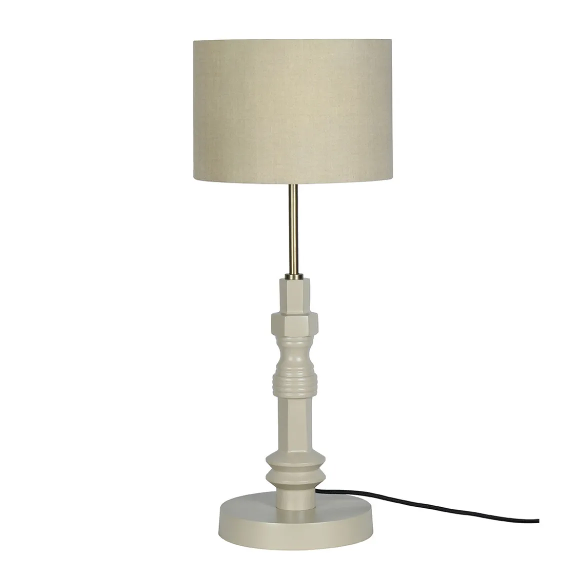 Vintage tafellamp met fluweel - Zuiver Totem