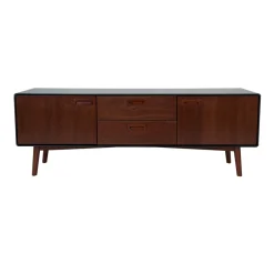 Vintage tv-meubel donker hout - Dutchbone Juju
