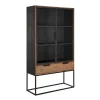 Vitrinekast industrieel teak No. 1 - DTP Home Cosmo