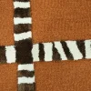 Vloerkleed met design bruin - By-Boo StripeScape