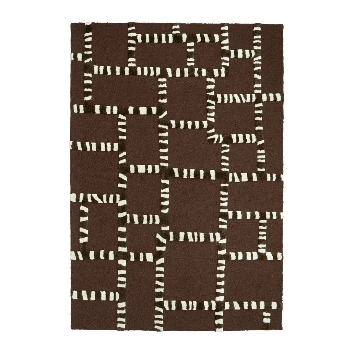 Vloerkleed met design caramel - By-Boo StripeScape