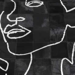 Vloerkleed met gezichten - Kare Design Art Faces