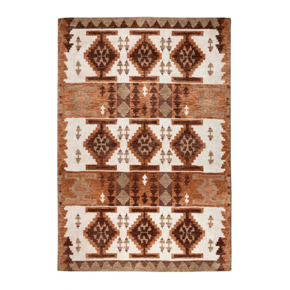 Vloerkleed retro patronen - Dutchbone Maron