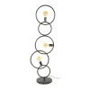 Vloerlamp metalen ringen - Santa Loop