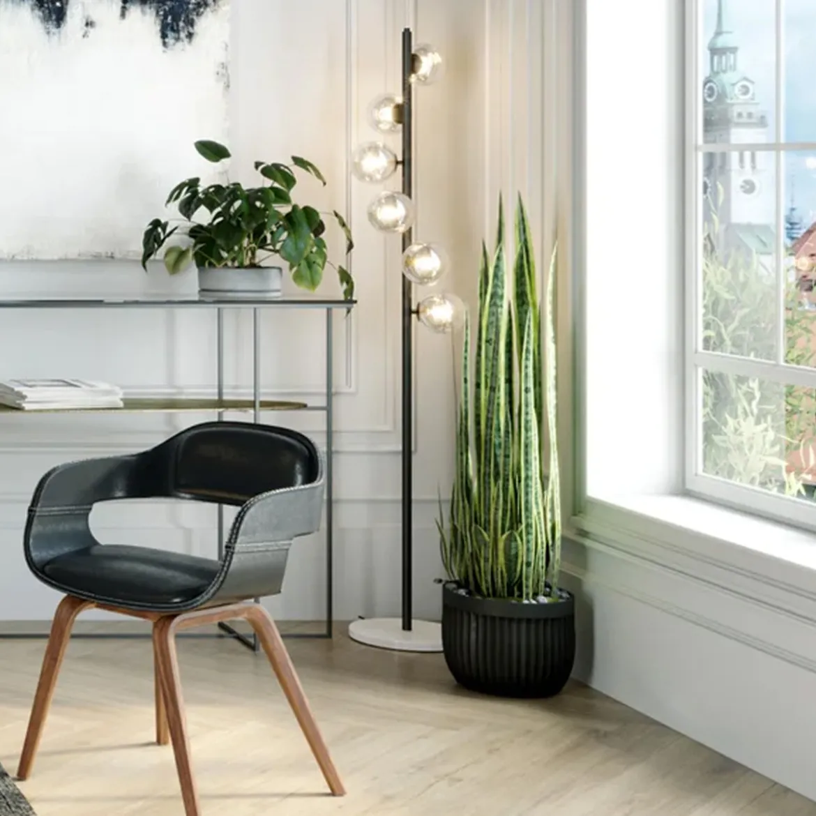 Vloerlamp met glazen bollen - Kare Design Scala Balls