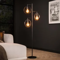 Vloerlamp met metalen ringen - Santa Ring