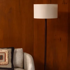 Vloerlamp met travertin voet - Dutchbone Jackson