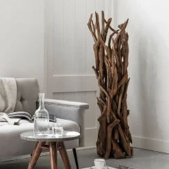 Vloerlamp teak hout takken - Must Living Spot