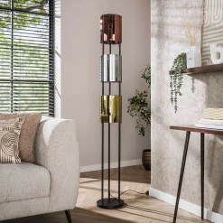Vloerlamp tricolore zwart - Santa Lucente