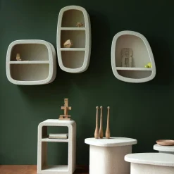 Wabi Sabi wandrek wit 1M - Dutchbone Veda 1 M
