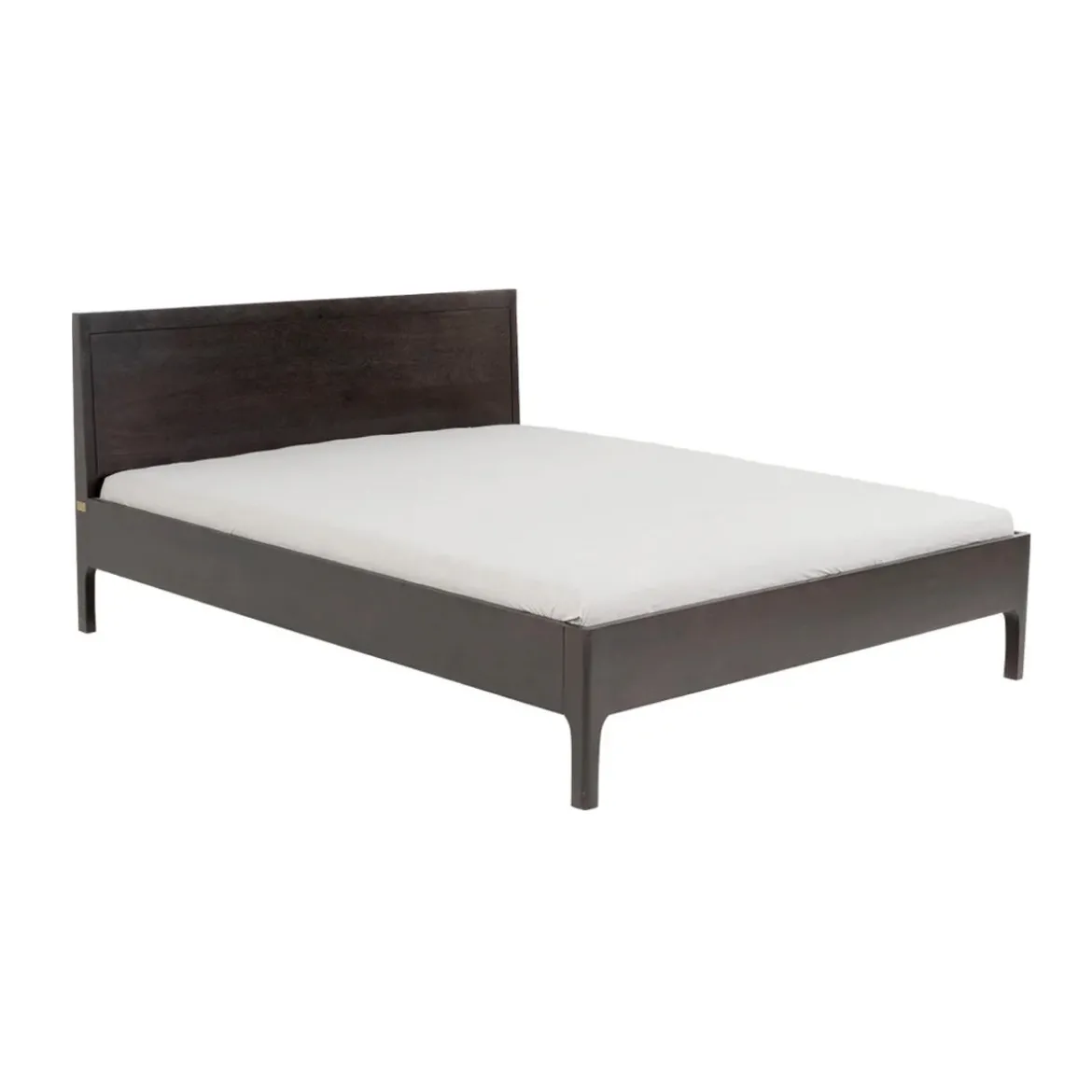 Walnoot bed massief mangohout - Kare Design Brooklyn Walnut