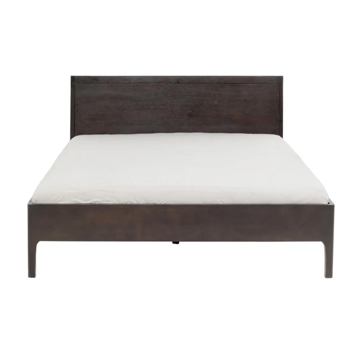 Walnoot bed massief mangohout - Kare Design Brooklyn Walnut