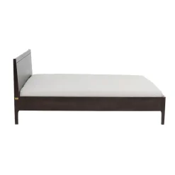 Walnoot bed massief mangohout - Kare Design Brooklyn Walnut