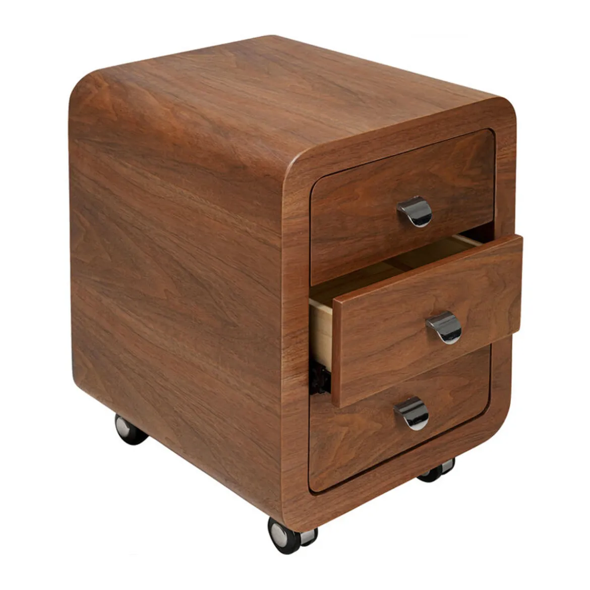 Walnoot bureau ladenblok - Kare Design Club Walnut