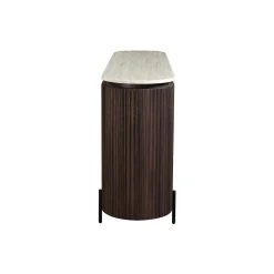 Walnoot dressoir met travertin blad - Bodio Rizza