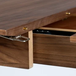 Walnoot eettafel uitschuifbaar - Zuiver Glimps Walnut