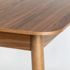 Walnoot eettafel uitschuifbaar - Zuiver Glimps Walnut