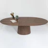 Walnoot eetttafel ovaal uitschuifbaar - Kare Design Benvenuto