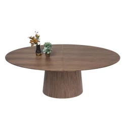Walnoot eetttafel ovaal uitschuifbaar - Kare Design Benvenuto