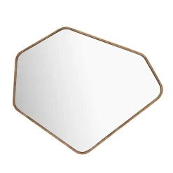 Walnoot spiegel geometrisch - Dutchbone Bryn